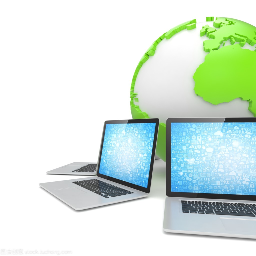 筆記本電腦網絡與地球計算機網絡科技 連接世界的無形橋梁